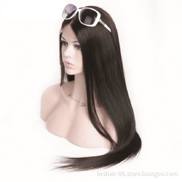 Ready to ship 13*4 150% density 16-28 inch silky straight shiny hair wig supplier